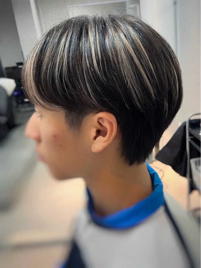【メンズ限定】メンズカット+メッシュ+カラー✨の写真