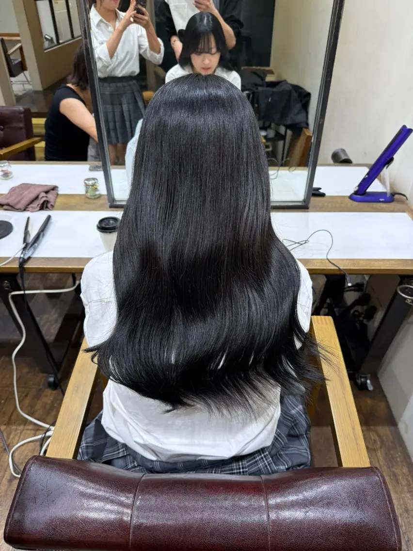 ロング カラー トシキ/艶カラー /似合わせカットのヘアスタイル
