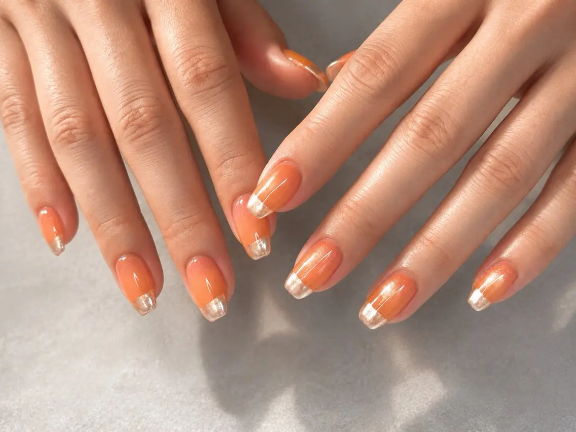 ネイル フレンチネイル ミラーネイル ハンドネイル Mia nail 【平尾駅徒歩8分】のネイルデザイン