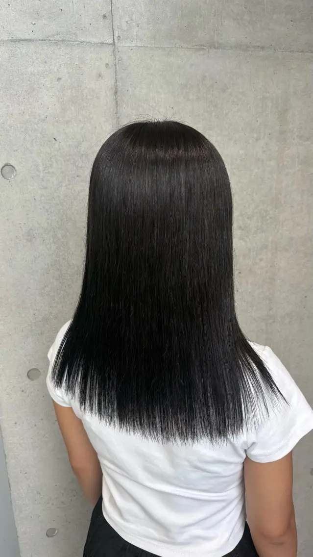 【☀️平日早朝限定格安☀️】艶カラー+カット✂️➕1STEPトリートメント🫧の写真