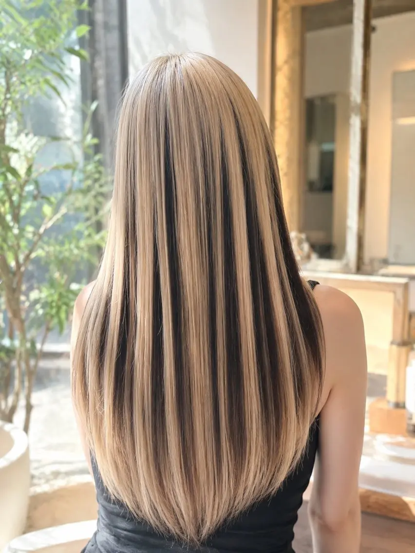 ロング カラー イズ ミのヘアスタイル