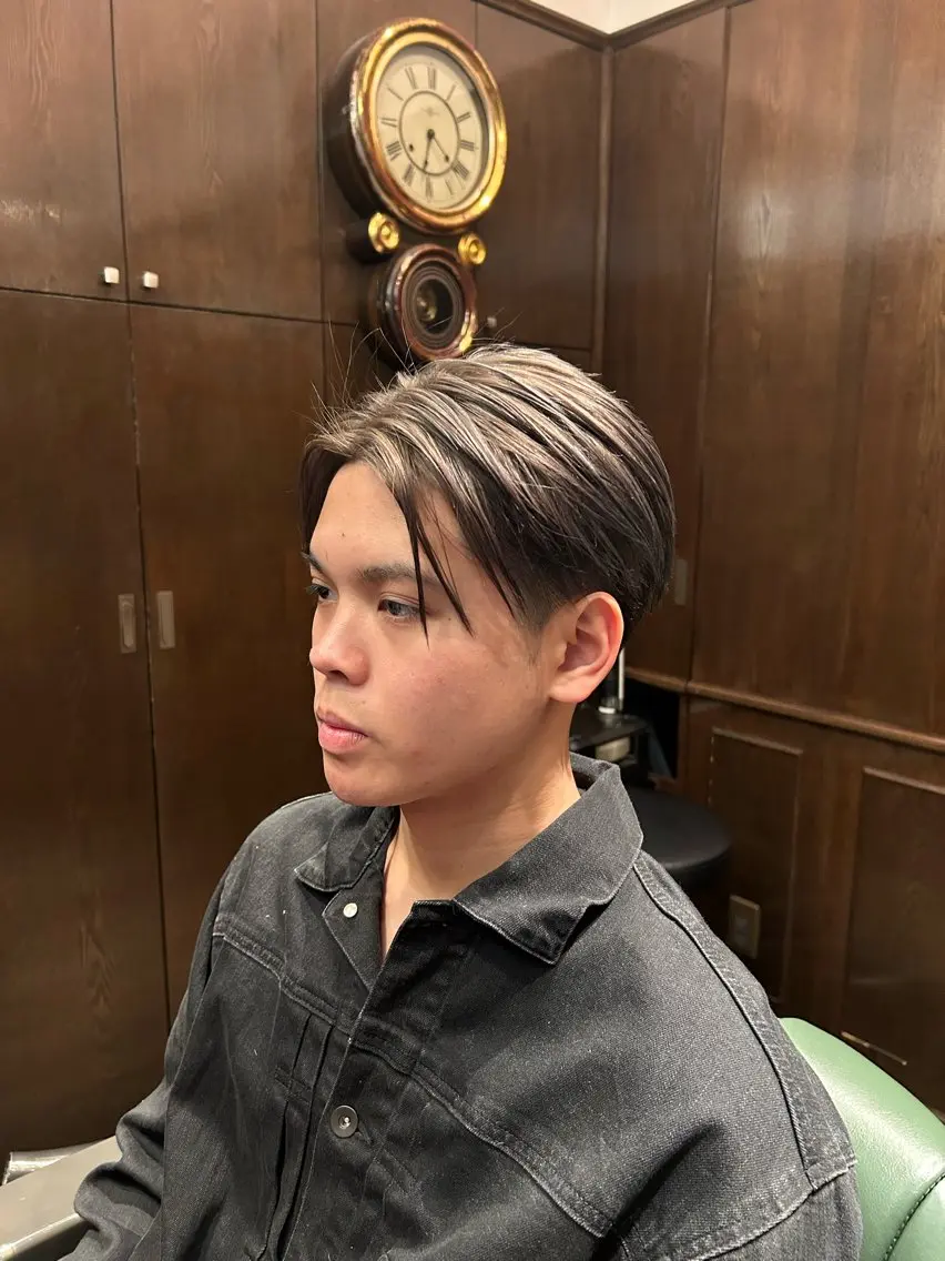 カラー メンズ マスダ コウのヘアスタイル