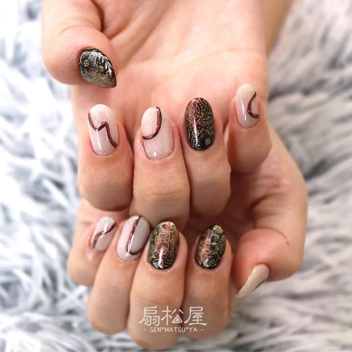 ネイル 扇松屋 marie.nのネイルデザイン