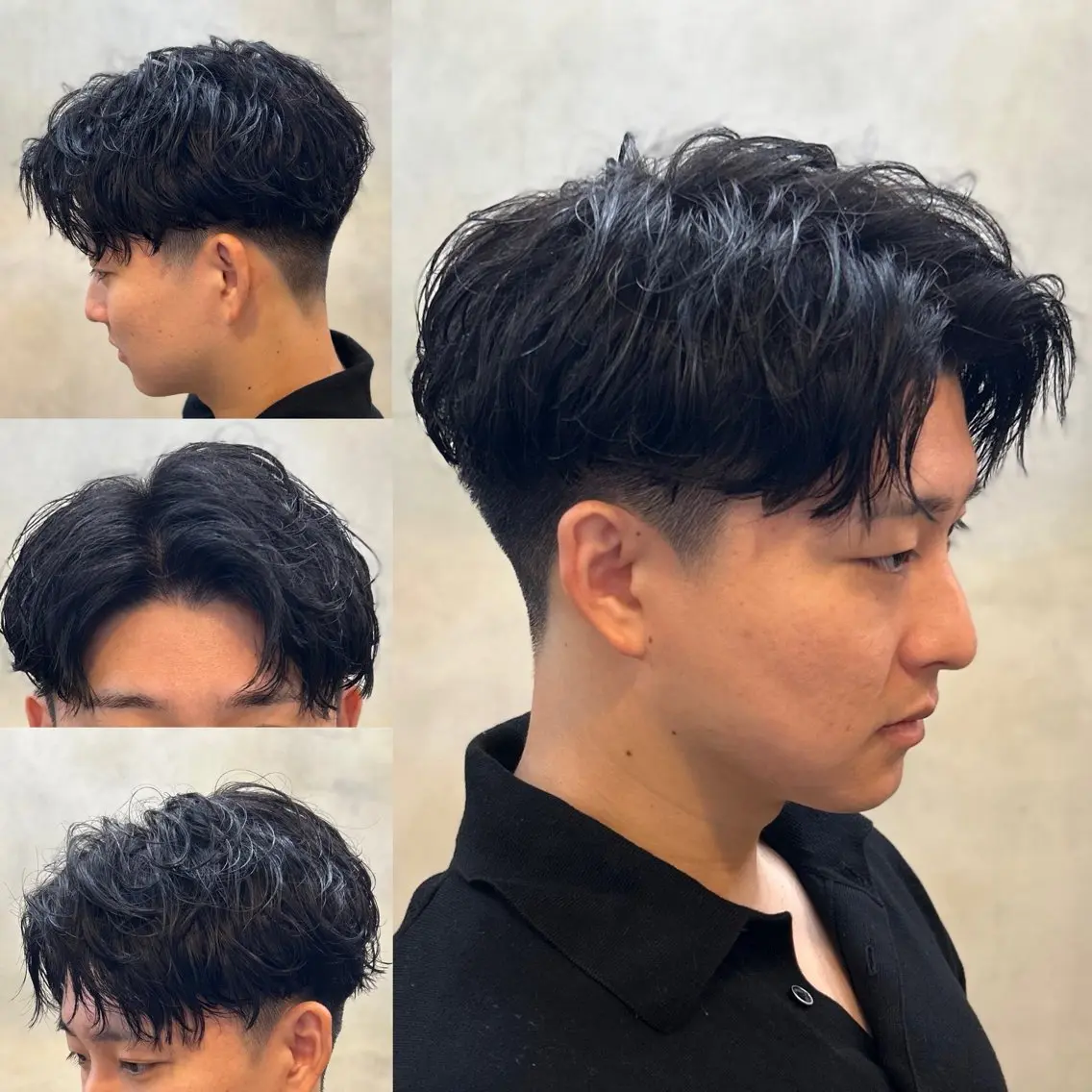 ショート パーマ カット パーマ トミモト アユムのヘアスタイル