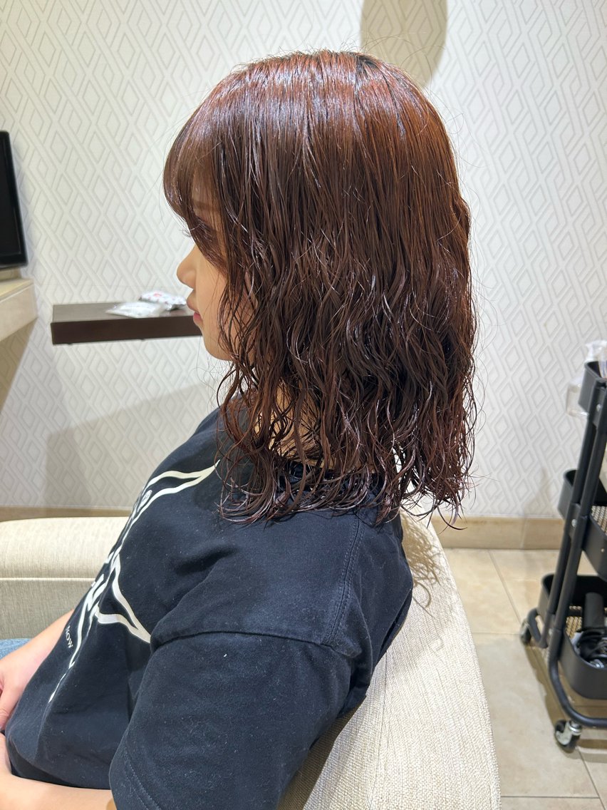 パーマ パーマ 酒井 悠花のヘアスタイル