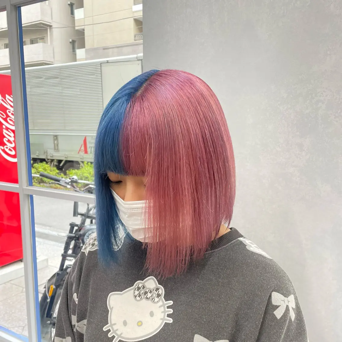 ミディアム ヘアカラー 🫧艶髪/ブリーチ 🐳honami🫧のヘアスタイル