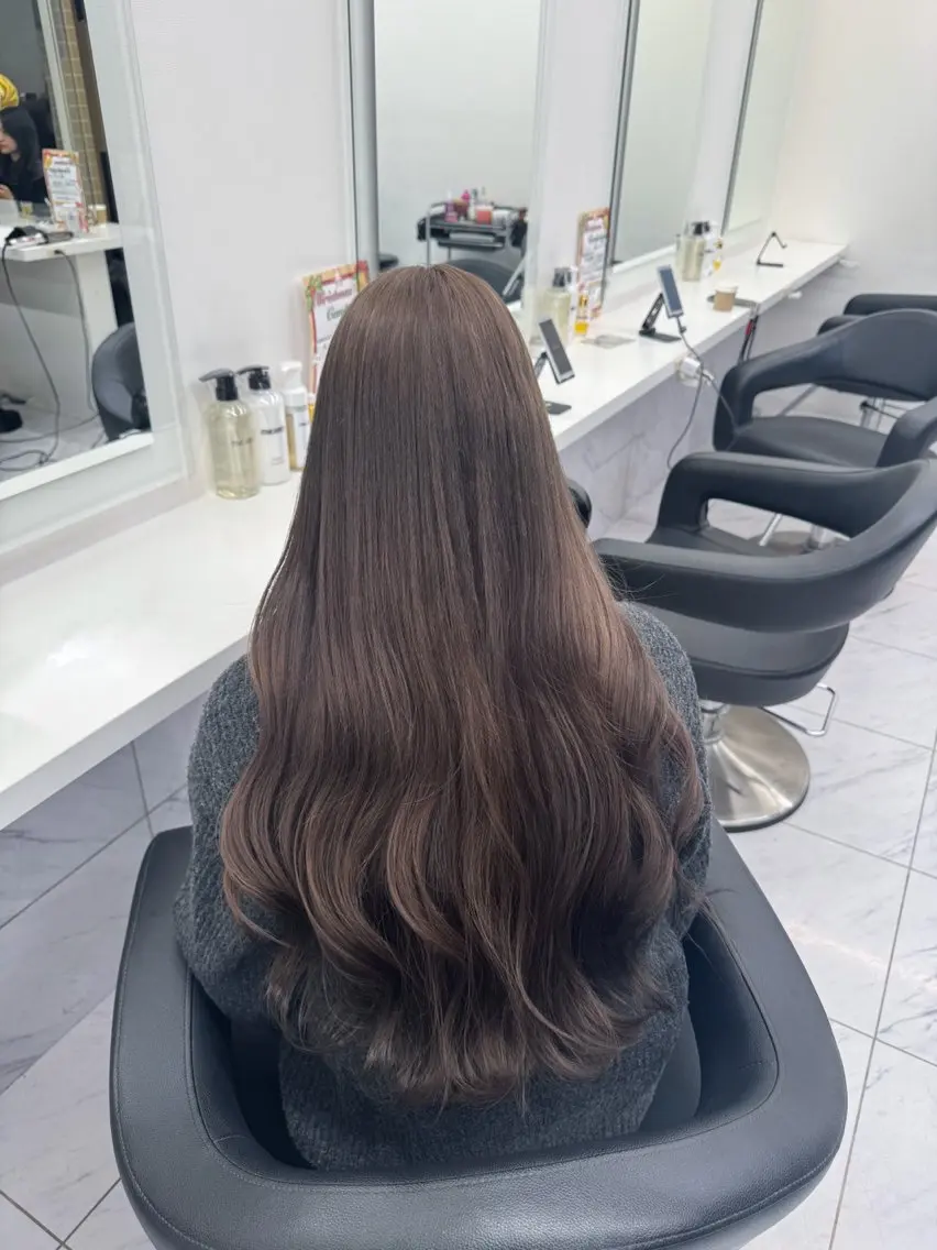 ロング カラー ヘアアレンジ Over hair_ misakiのヘアスタイル