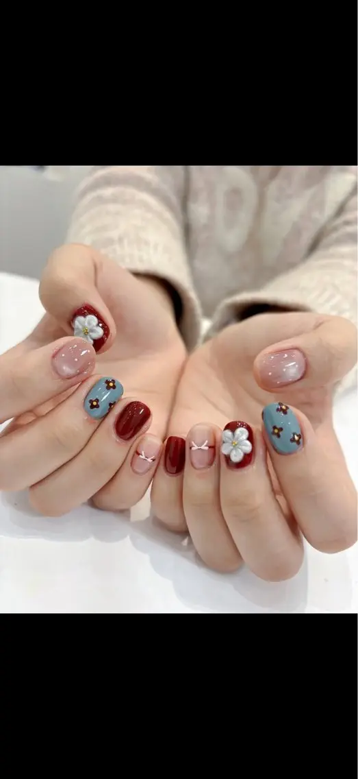 ネイル オーロラネイル チークネイル フットネイル フレンチネイル ジェルネイル ハンドネイル ハンドケア NEW NAIL💞 Ka  Kaのネイルデザイン