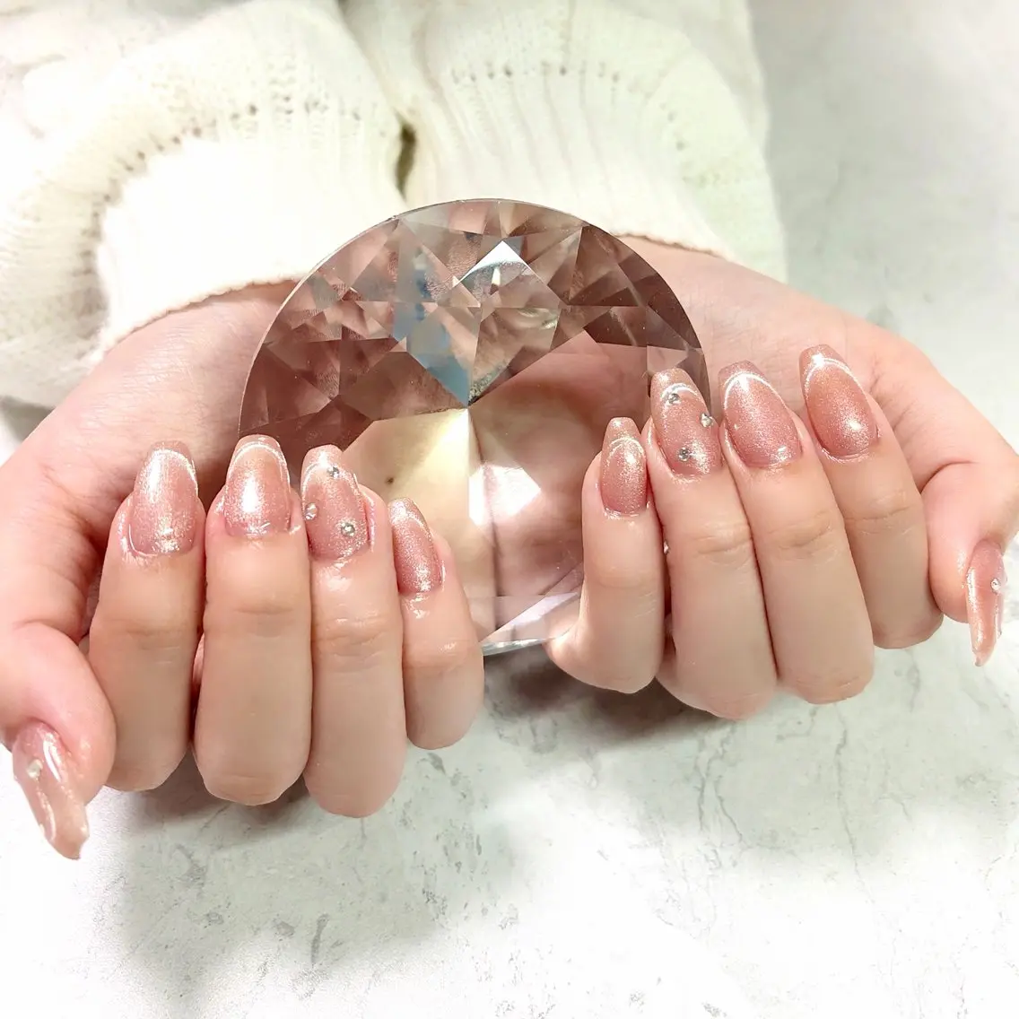 ネイル シンプルネイル private salon Reiのネイルデザイン