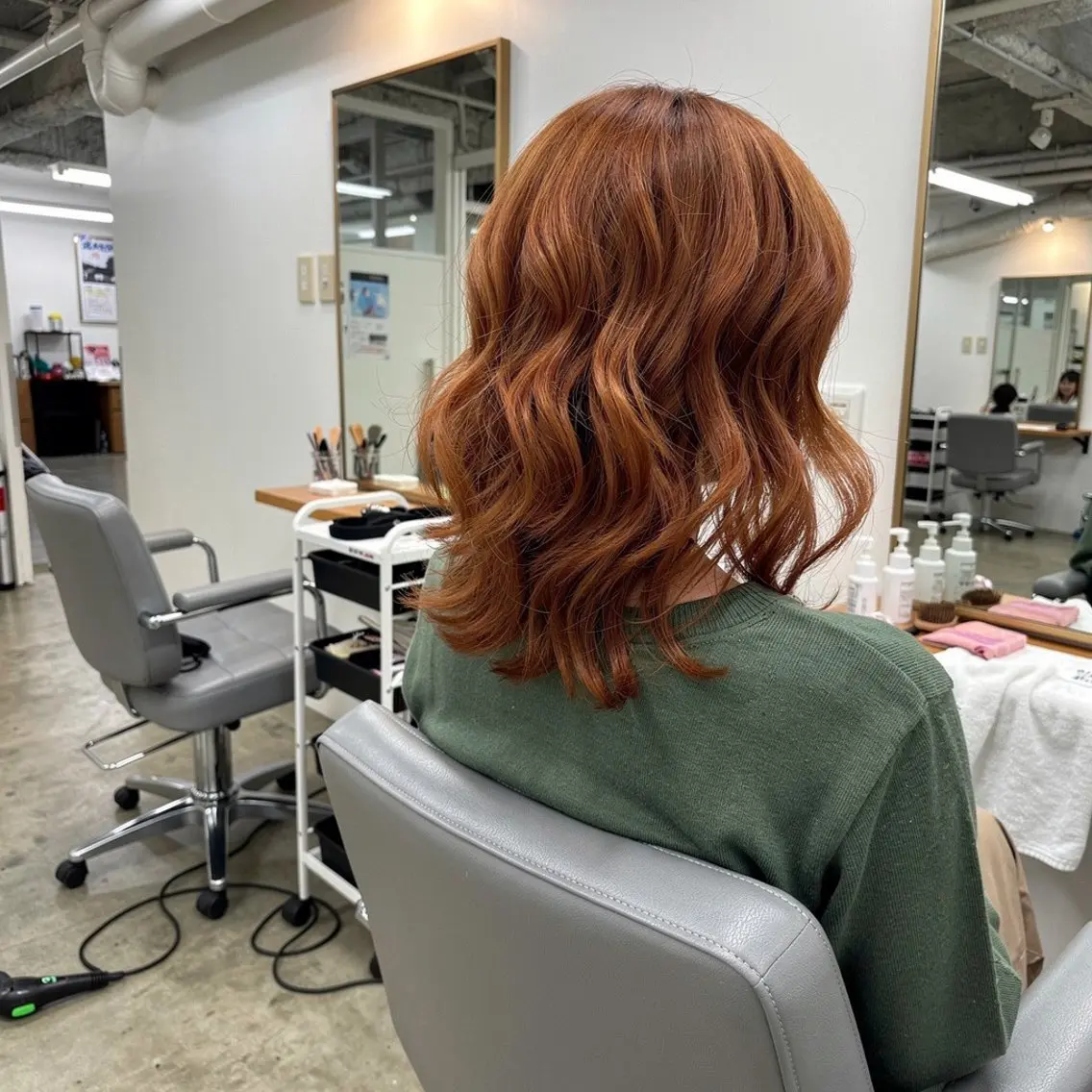 パーマ 菜 緒のヘアスタイル