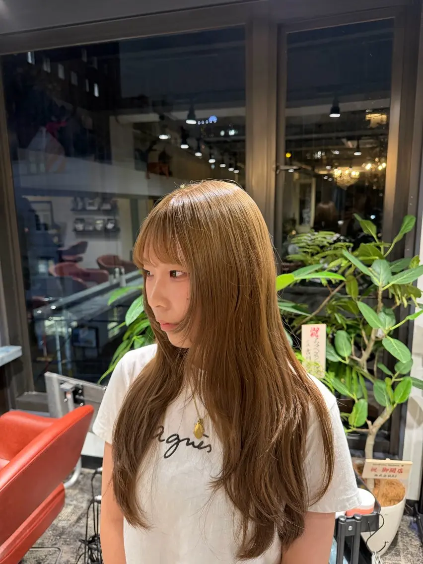 カラー カット ヘアカラー アユム店長褒められ 艶髪プロデュース✨のヘアスタイル