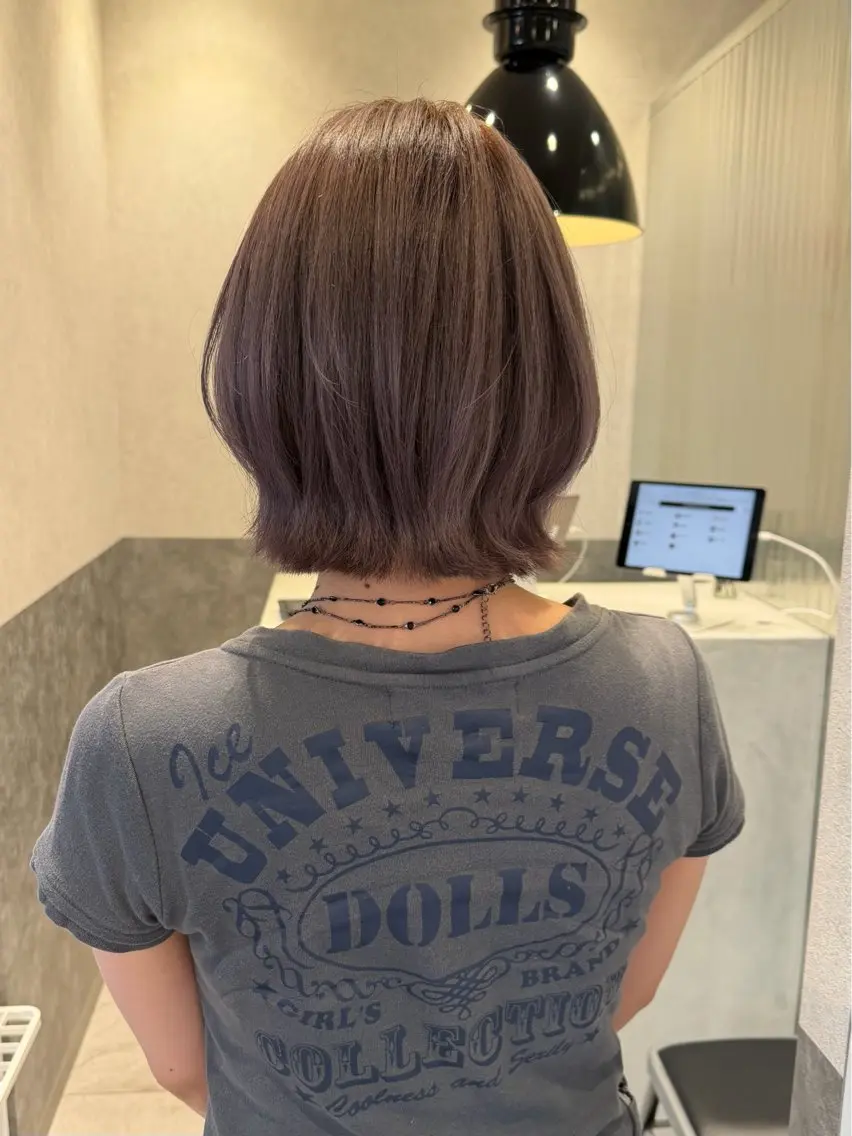 ショート ヘアカラー ai|まろみカラー ×似合わせhairのヘアスタイル