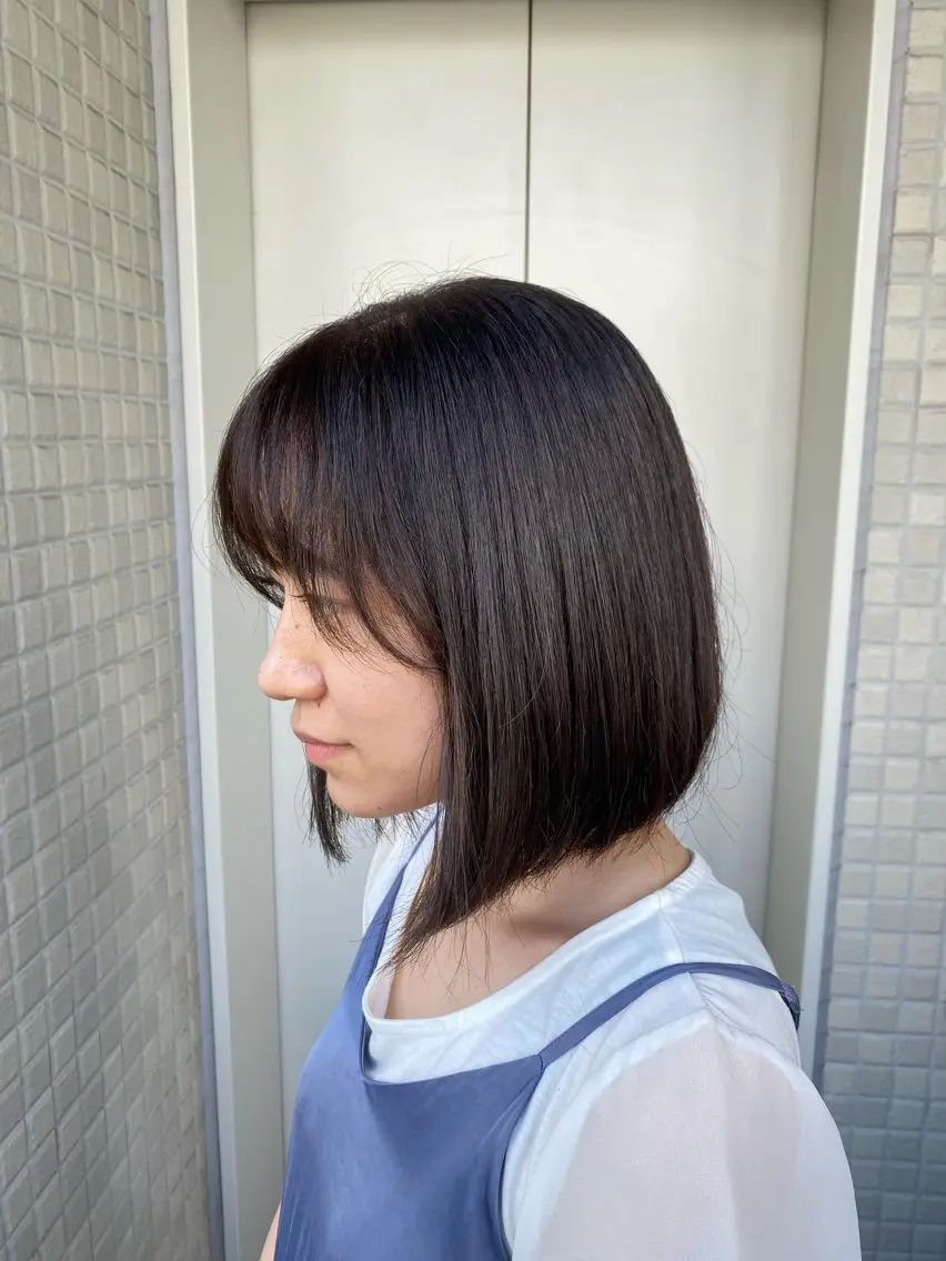 【広がりが気になってきたら🙋🏻‍♀️】カット+パーマ落とし✨の写真