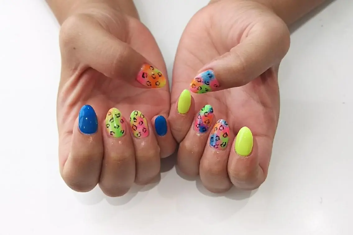 ネイル アニマル柄 アートネイル ハンドネイル Progress Nailのネイルデザイン
