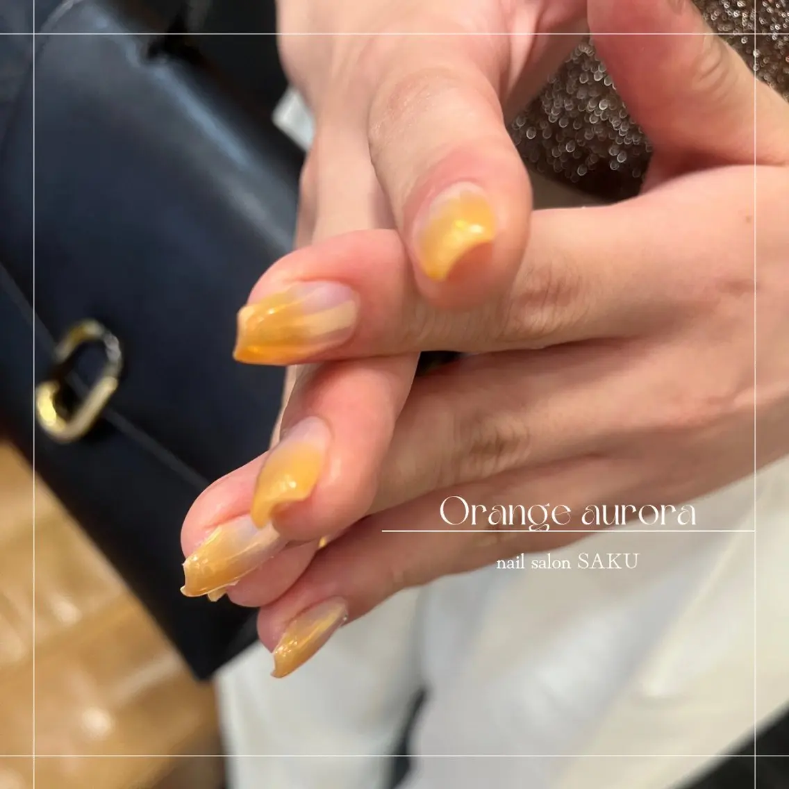 ネイル ニュアンスネイル シンプルネイル SAKU nail 作島茜のネイルデザイン