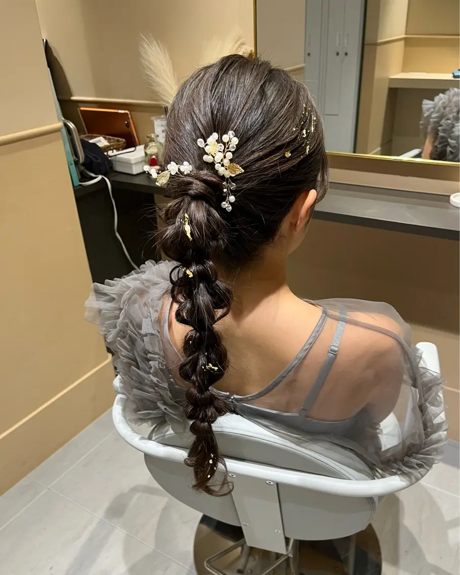 ロング ヘアアレンジ 🫧tomoka 透明感カラー🫧のヘアスタイル
