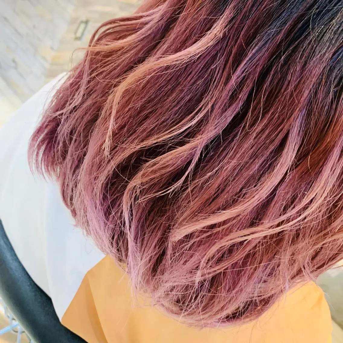ミディアム カラー グラデーションカラー イルミナカラー ヘアカラー トリートメント 早坂 裕真のヘアスタイル