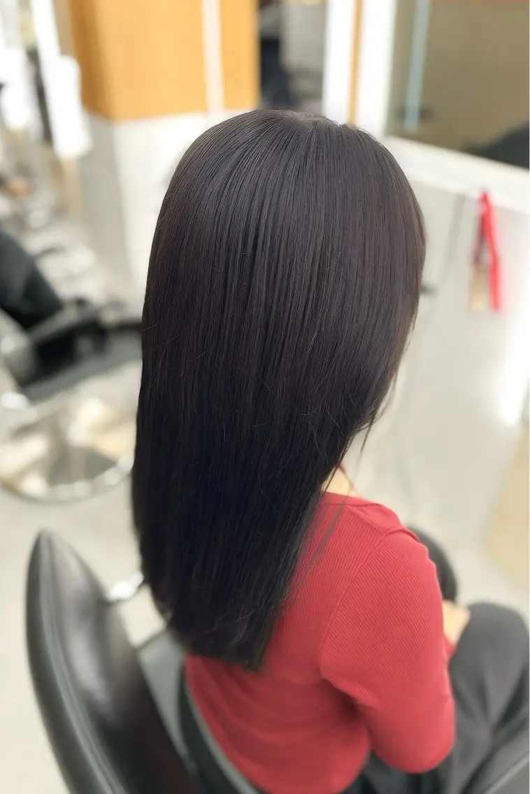 ロング カラー 縮毛矯正/カラ ー/艶髪🌻ひな🌻のヘアスタイル