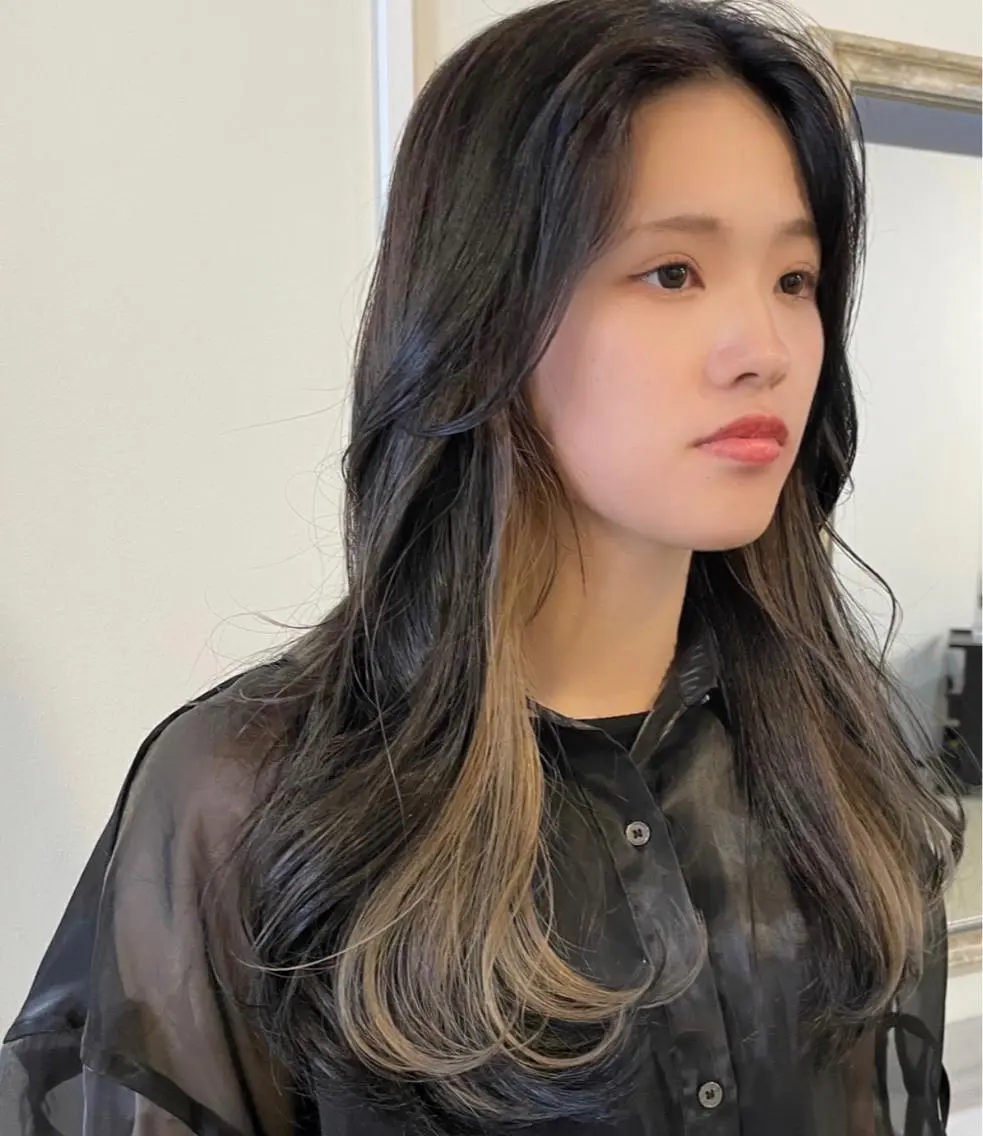 インナーカラー＋全体color♡→¥8,800の写真
