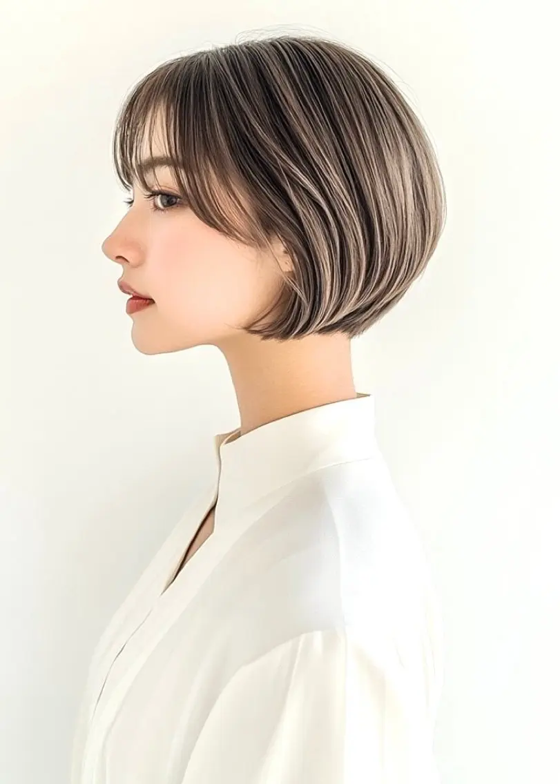 ショート カット トリートメント 🫧似合わせショート イシダ🫧のヘアスタイル