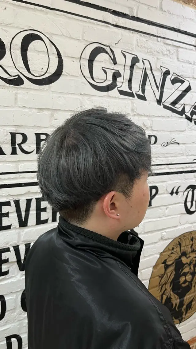 ショート カラー メンズ メンズブリーチ ブリーチ 佐藤 笑夢のヘアスタイル