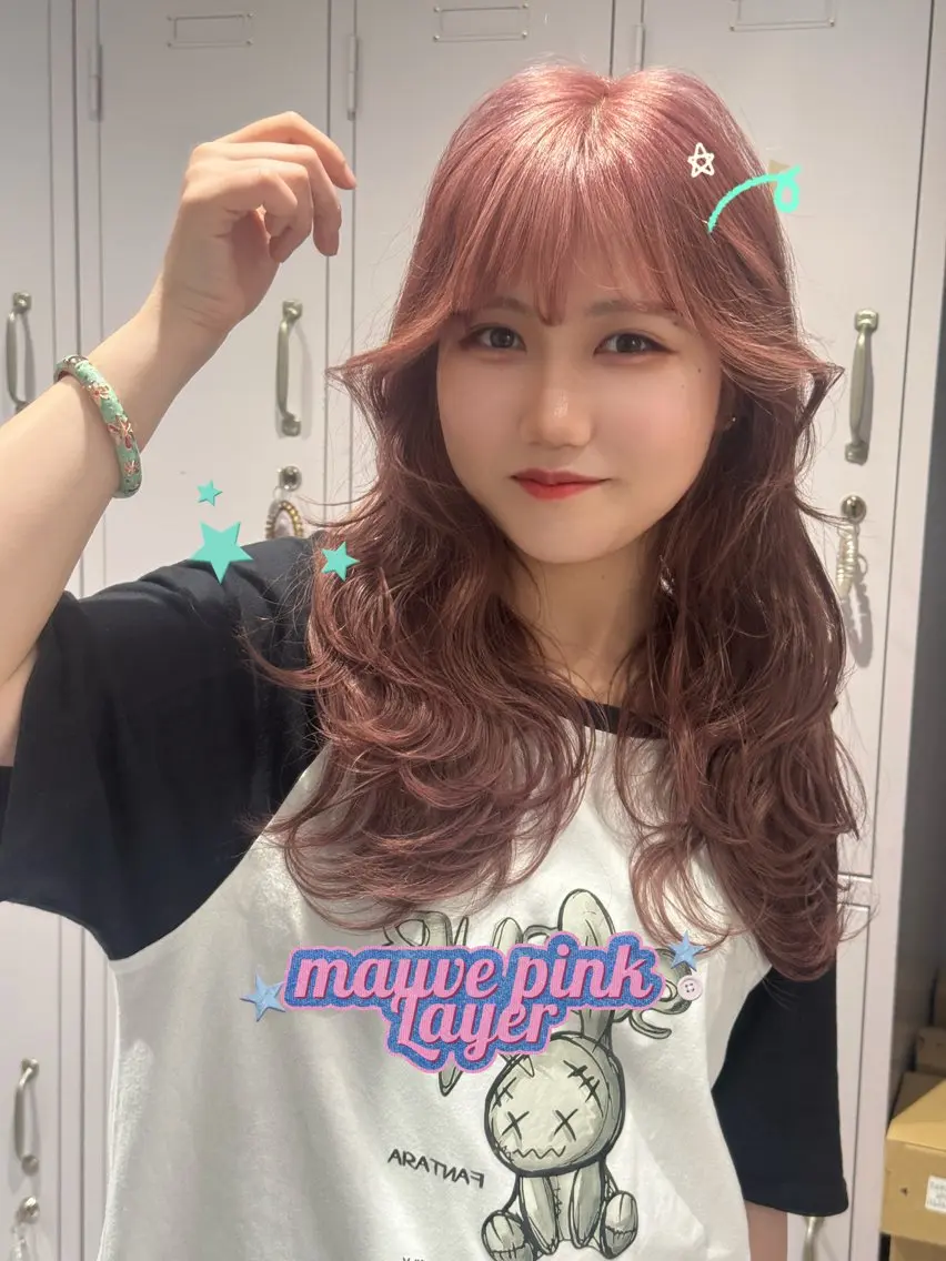 ロング レイヤーカット 新宿レイヤーカット (火)吉祥寺🎀リサのヘアスタイル