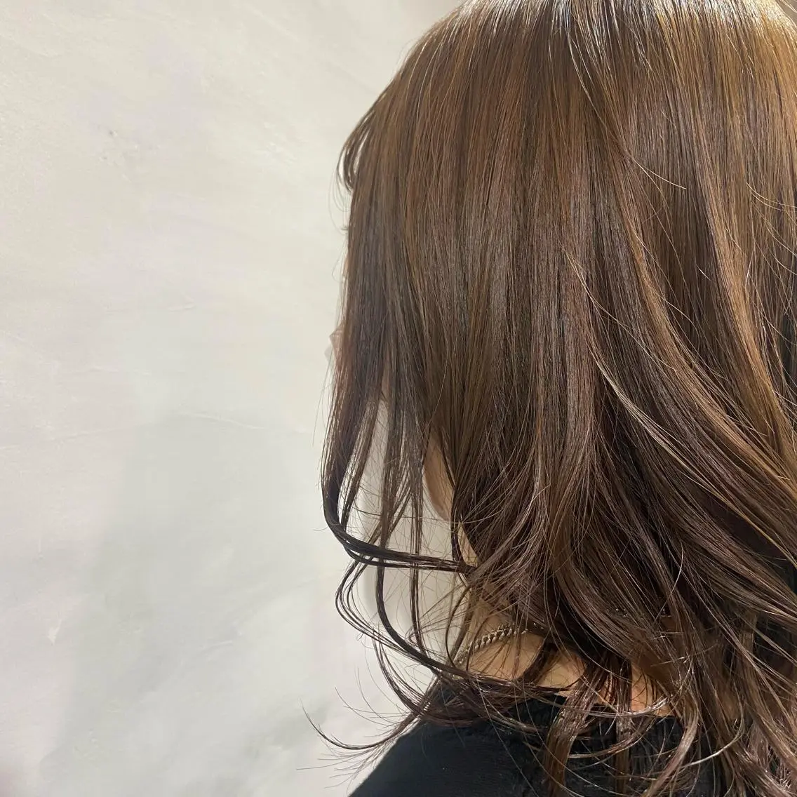 ミディアム ヘアカラー 大久保 優香のヘアスタイル