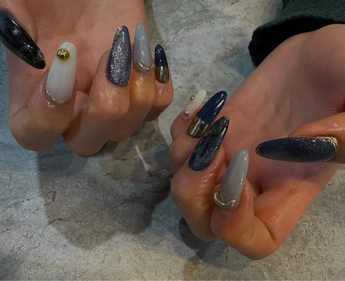 ネイル アートネイル ニュアンスネイル ハンドネイル Blé nailのネイルデザイン