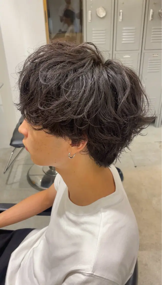 パーマ メンズ カット パーマ トリートメント fifth 武正 琉生のヘアスタイル