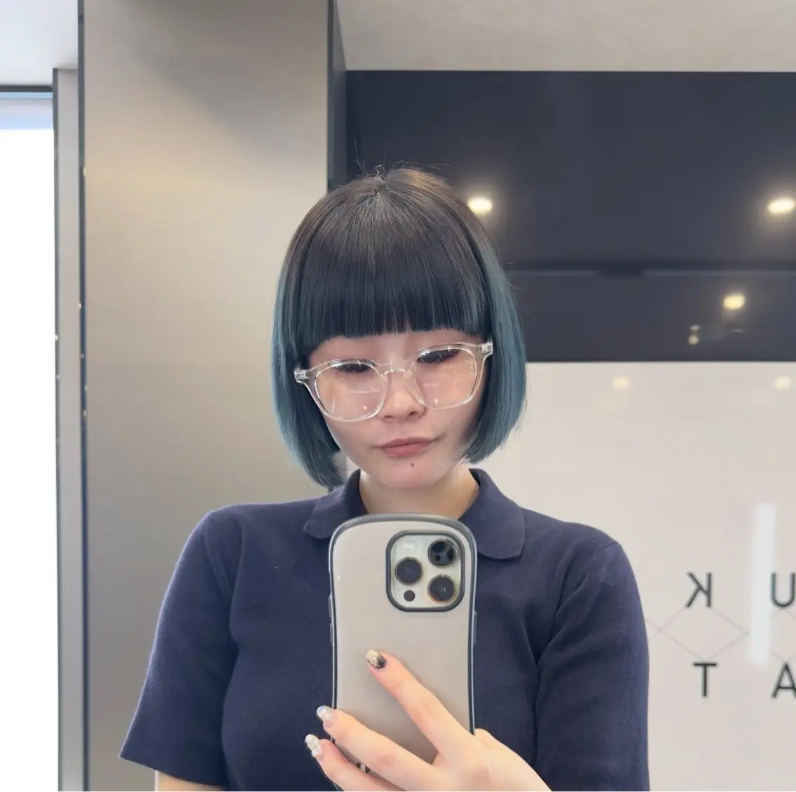 ミディアム 小北 つつみ/生えグセ改善のヘアスタイル