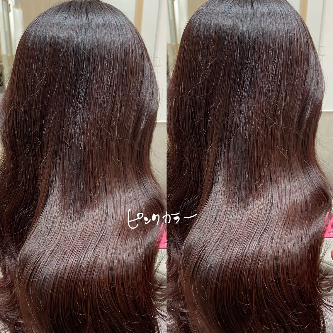 ロング カラー しみず さきのヘアスタイル