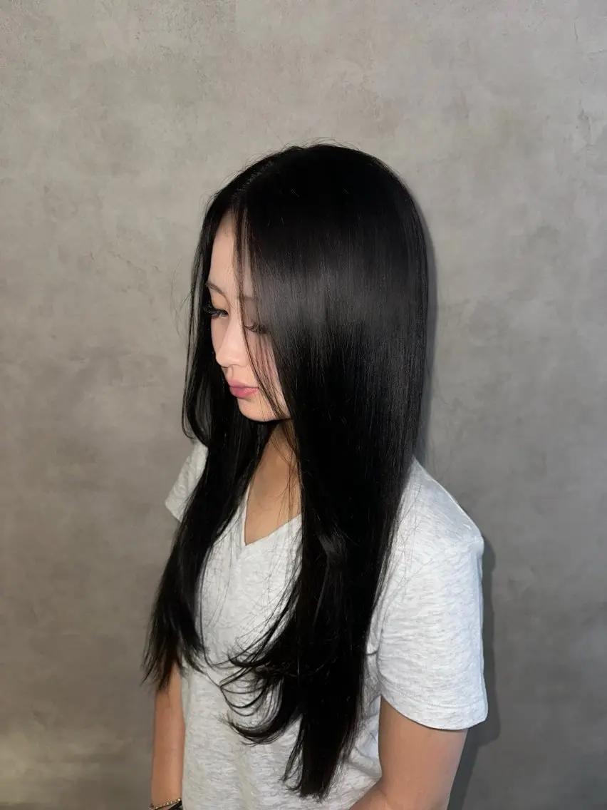 ロング ヘアカラー 《.Xian》こゆき /艶カラーのヘアスタイル
