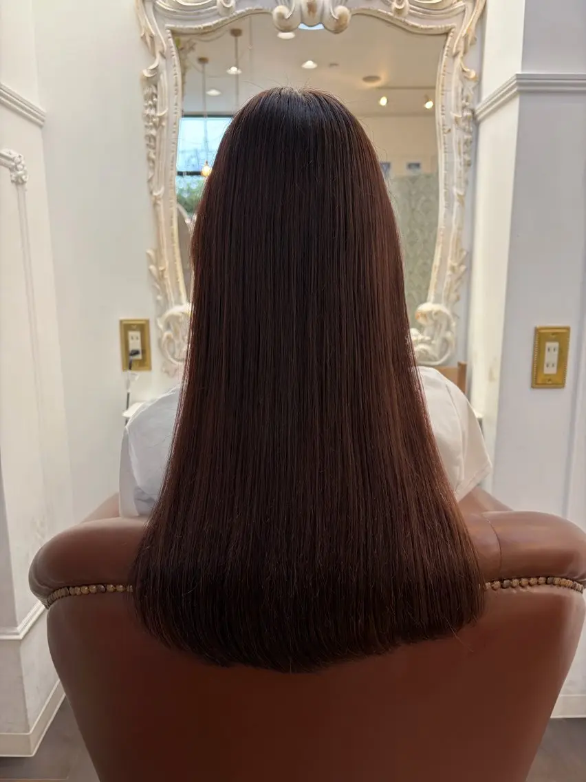 ロング カラー ヘアカラー 志村 梨帆のヘアスタイル