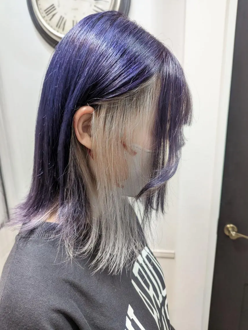 🌈【カット】+【インナーカラー】+【全体カラー】+【超音波濃密トリートメント】🌈の写真