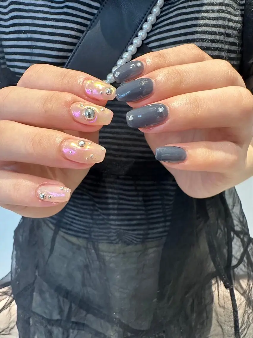 ネイル ハンドネイル ハイトーン/レイヤー nail 百咲💌のヘアスタイル
