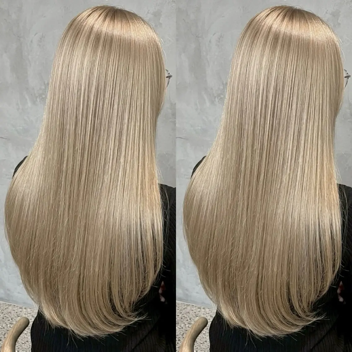 ロング カラー ブロンド ヘアカラー なんば、心斎橋🍓 ハイトーンnicoのヘアスタイル