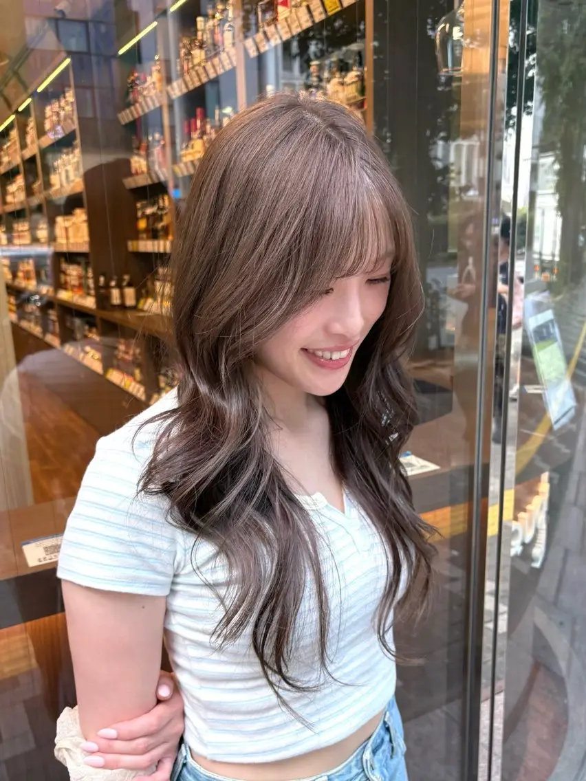 【ブリーチなし】🫧ダブルカラー+プレミアムトリートメントの写真