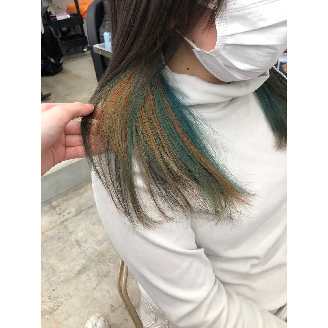 ミディアム カラー ヘアカラー 推しカラー✨ オタク美容師ユウカのヘアスタイル