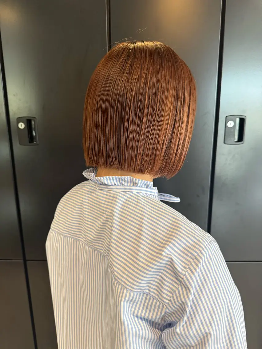 ワンカラー(暖色カラー限定)🤎+選べるトリートメント💡の写真