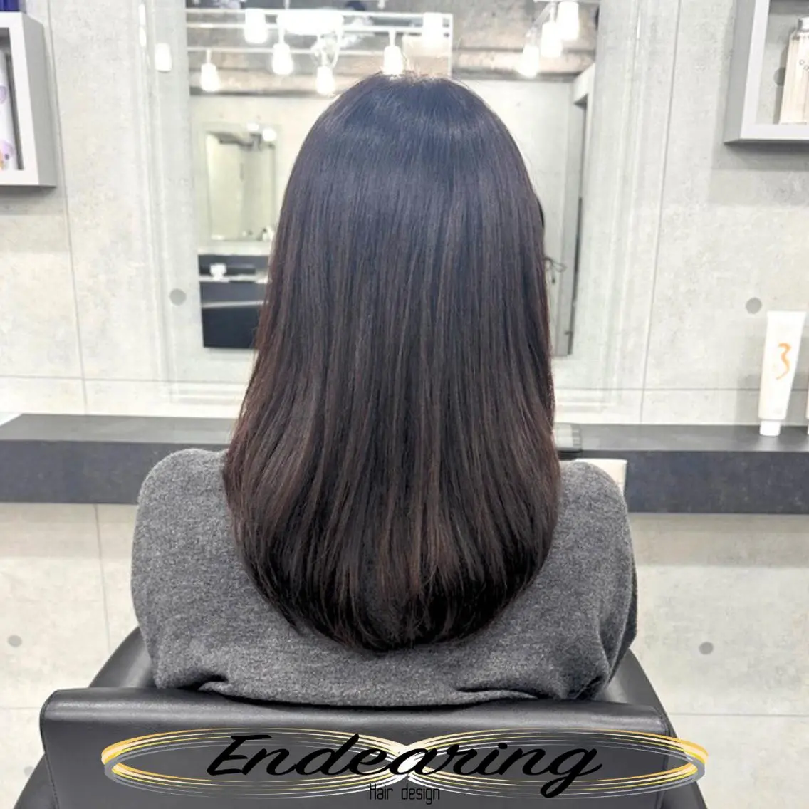 セミロング レイヤーカット ローレイヤー 似合わせカット カット ヘアカラー Endearing 銀座/YOKOのヘアスタイル