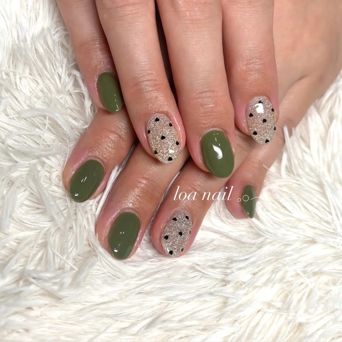 ネイル アートネイル ワンカラーネイル ハンドネイル loa nailのネイルデザイン