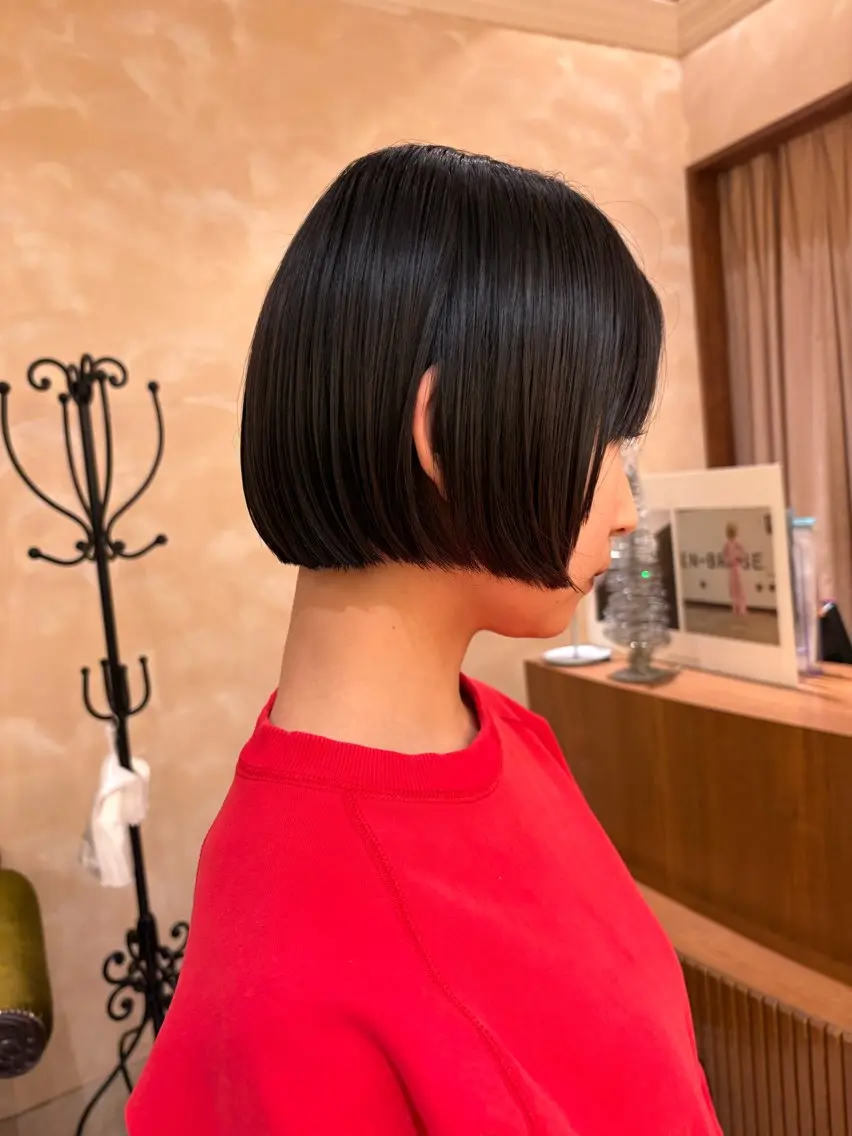 ショート ボブ ボブ ホノカのヘアスタイル