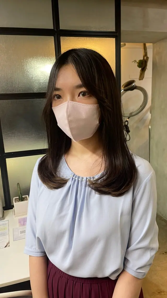 セミロング 髪質改善/美髪矯正 🪼土屋そーたのヘアスタイル