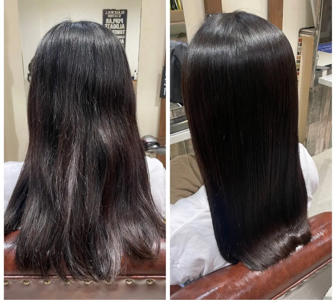 セミロング KAI RIKAのヘアスタイル