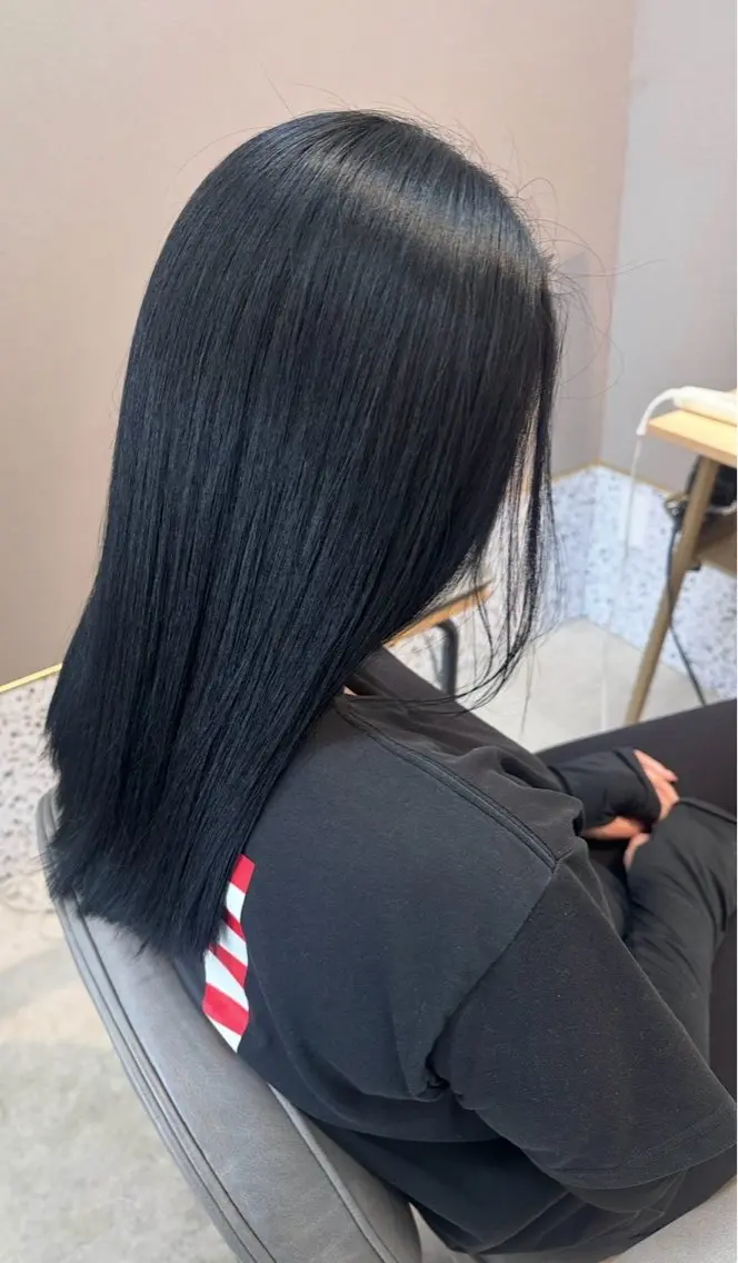 ロング カラー 豊岡 藍斗のヘアスタイル