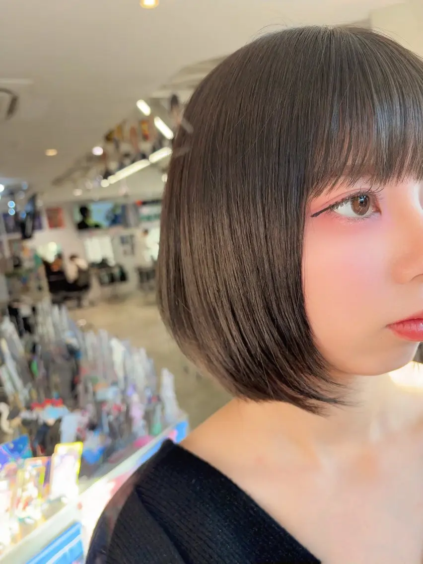 ショート カット ヘアカラー トリートメント ウルフカット 渋谷の人のヘアスタイル