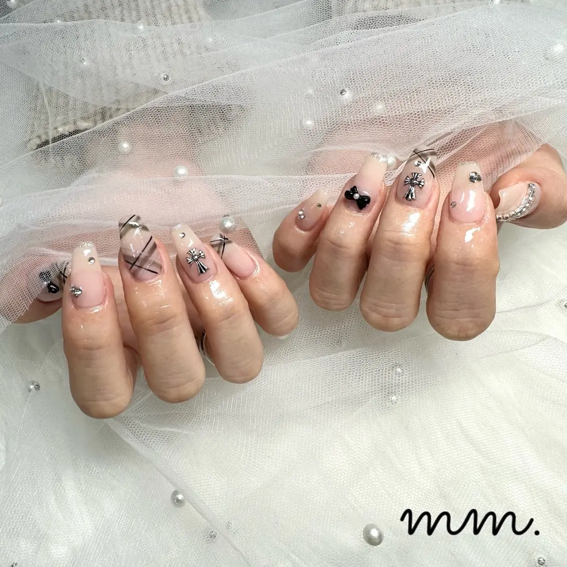 ネイル 🩷🩵mm.大宮 Riyo🧸🩵🩷のネイルデザイン