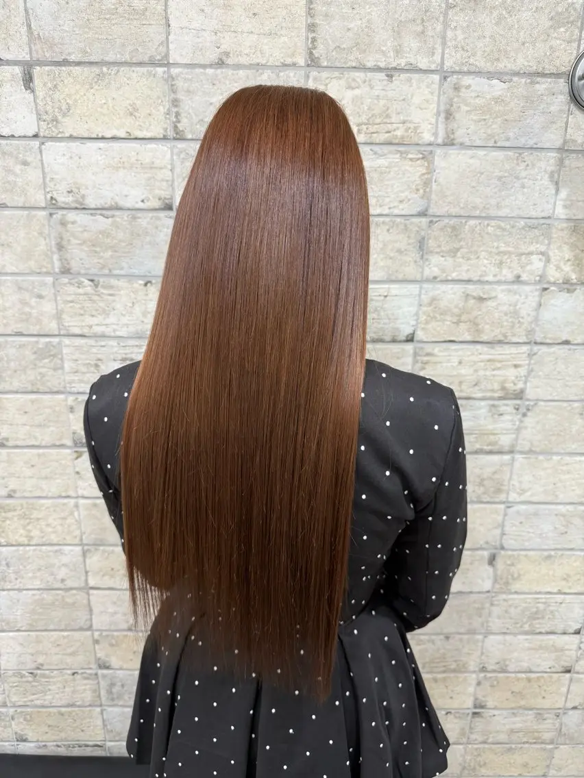 ロング カラー 髪質改善 カット ヘアカラー トリートメント オーナースタイリスト 奈須雄紀のヘアスタイル