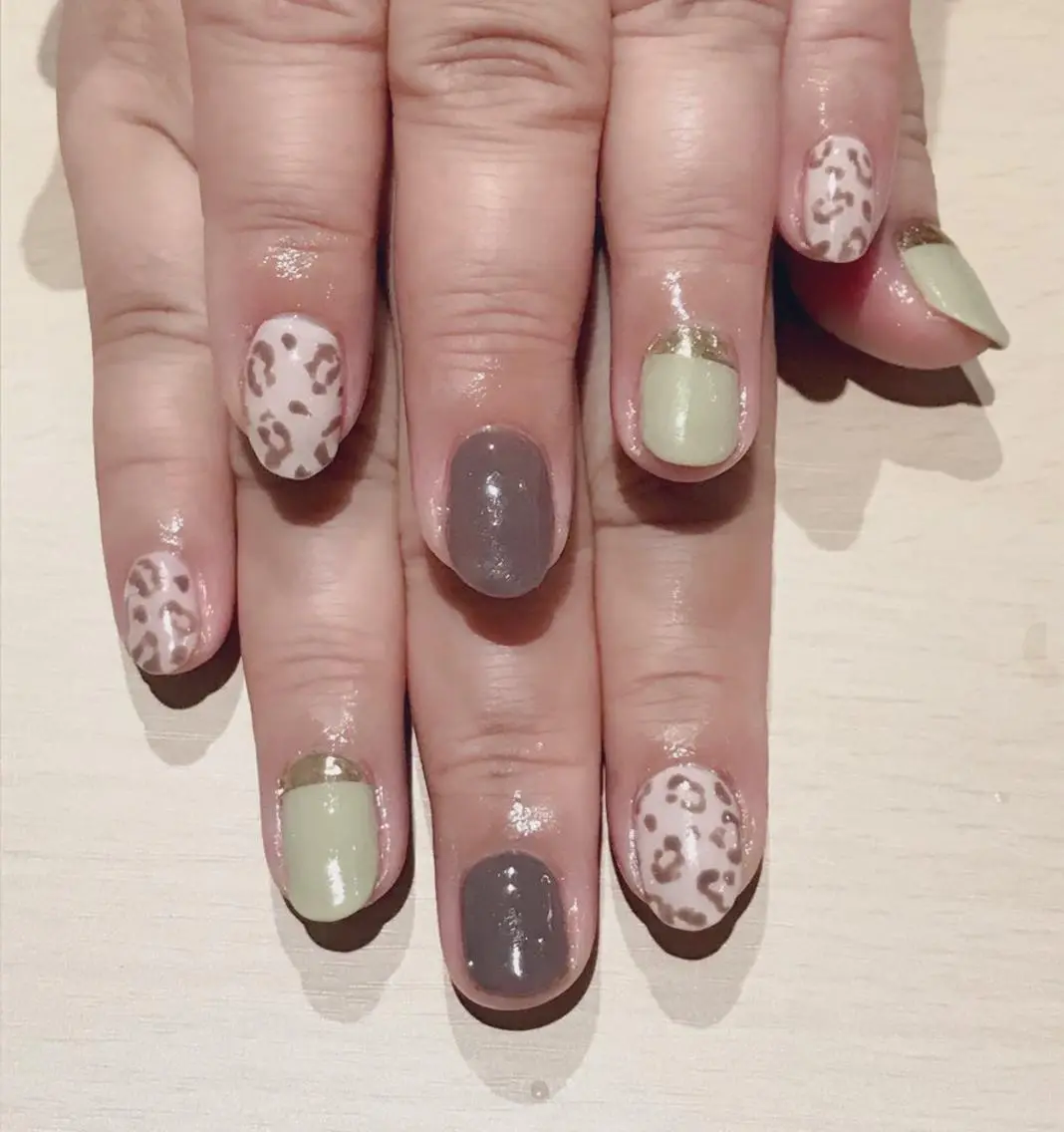 ネイル アニマル柄 Nyanco Nailのネイルデザイン