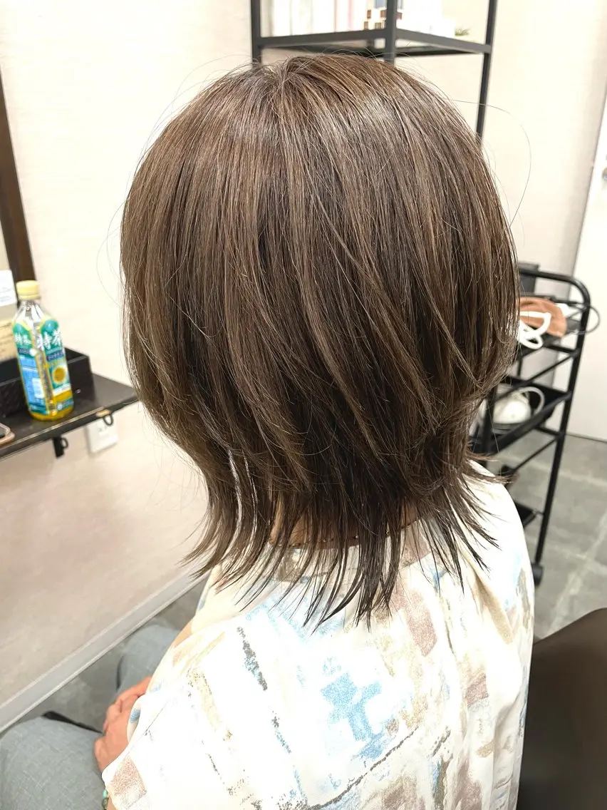 セミロング 野崎 由理/髪質改善のヘアスタイル